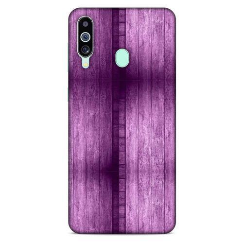 Samsung Galaxy M40 Uyumlu Kılıf Mor Delisi (15) Antişok Kılıf Tahta