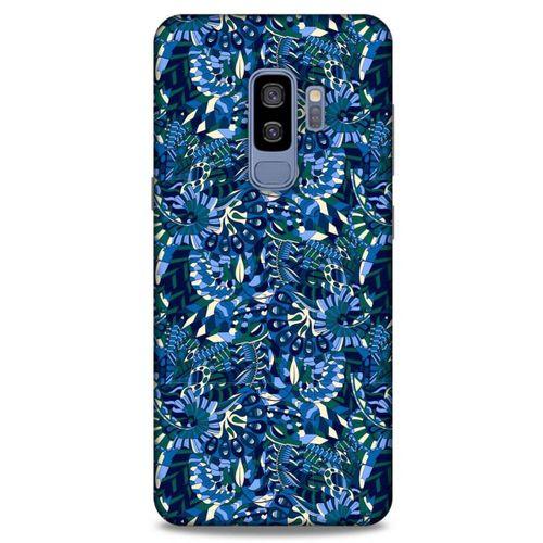 Samsung Galaxy S9 Plus Uyumlu Kılıf Mavi Delisi (41) Tank Kılıf Çiçek