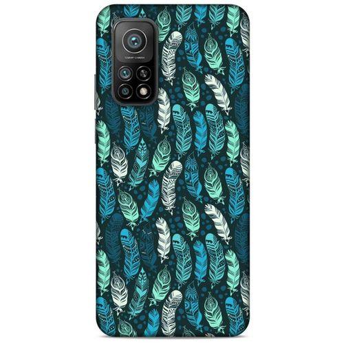 Xiaomi Mi 10T Pro 5G Kılıf Desenli Özel Seri Tüyler (46) Core Armor Kılıf