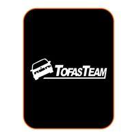 Tofaş Oto özel yeni sticker Beyaz 40*10 Cm