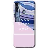 Tecno Spark 7 Pro Kılıf HD Desen Baskılı Arka Kapak - Good Vibes