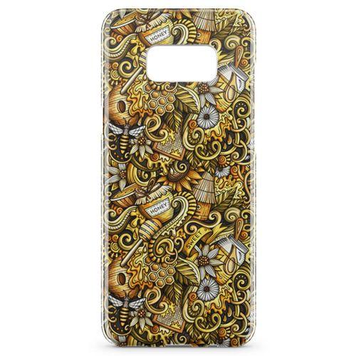 Samsung Galaxy S8 Plus Kılıf Honey Doodle Arka Kapak Koruma Desenli Full Koruyucu