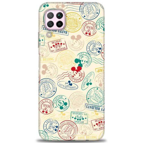 Huawei P40 Lite Kılıf HD Baskılı Kılıf - Lets Go Travel + Tam Ekran Koruyucu