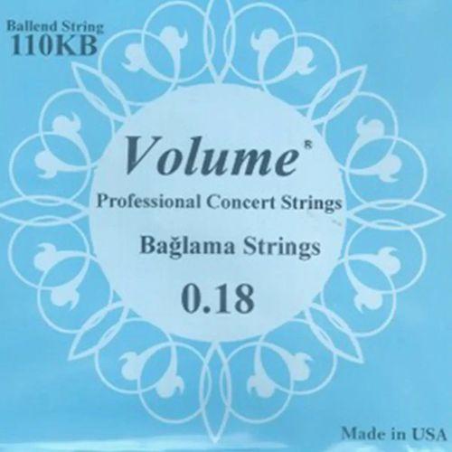 VOLUME 110KB PROFESYONEL KISA BAĞLAMA TELİ 0.18 TOPUZLU