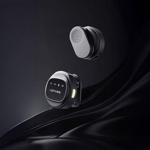 Lenyes LM204-L Type-C Şarj Portlu Akıllı Gürültü Engelleyicili Lightning Bağlantılı Kablosuz Yaka Mikrofonu