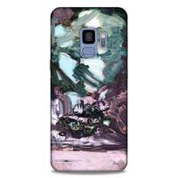 Lopard Samsung Galaxy S9 Uyumlu Kılıf Soyut Sanat (39) Baskılı Liquid Crystal Kılıf