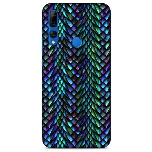 Huawei Y9 Prime 2019 Kılıf Dragons (1) Kılıfı Ejderha Pulları Rainbow