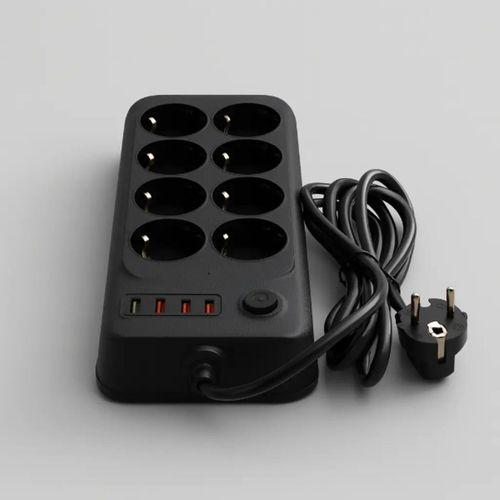 Termal Akım Korumalı 8 Prizli Uzatma Kablosu