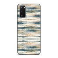 Samsung Galaxy S20 Uyumlu Kılıf Romans (15) Antişok Kılıf Yeşil Beyaz