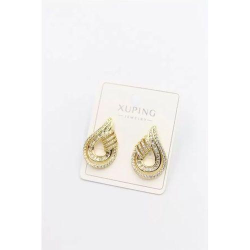 Taşlı Küpe - Altın