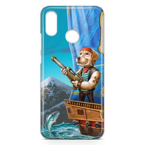 Huawei P20 Lite Kılıf Mafya Köpek Arka Kapak Koruma Desenli Full Koruyucu