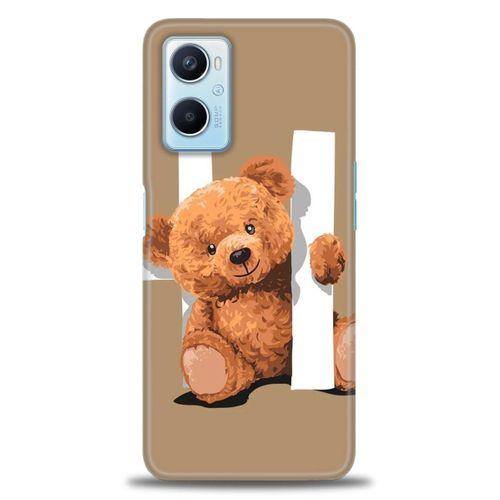 Oppo A96 4G Kılıf HD Baskılı Kılıf - Teddy Hı + Tam Ekran Koruyucu