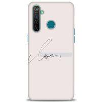 Realme 5 Pro Kılıf HD Baskılı Kılıf - Love + Tam Ekran Koruyucu