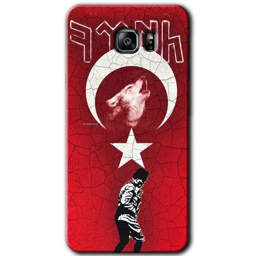 Samsung Galaxy Note 5 HD Baskılı Kılıf + 9D Tam Ekran Koruyucu - Bozkurt Atam
