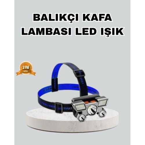 Outdoor Ve Gece Balıkçılığı İçin Led Kafa Lambası – Usb Şarjlı, 60° Ayarlanabilir Far