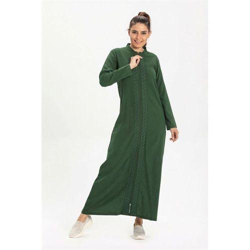 Cemre Şile Bezi Mevsimlik Ferace Yeşil Ysl