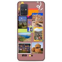 Lopard Samsung Galaxy A71 Uyumlu Kılıf Şehirli ※ (13) Bitlis Silikon Kap