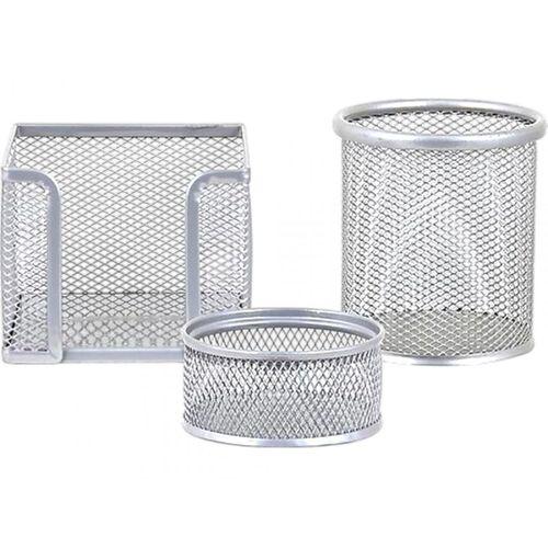 GLOBOX METAL OFİS SETİ 3'lü GRİ