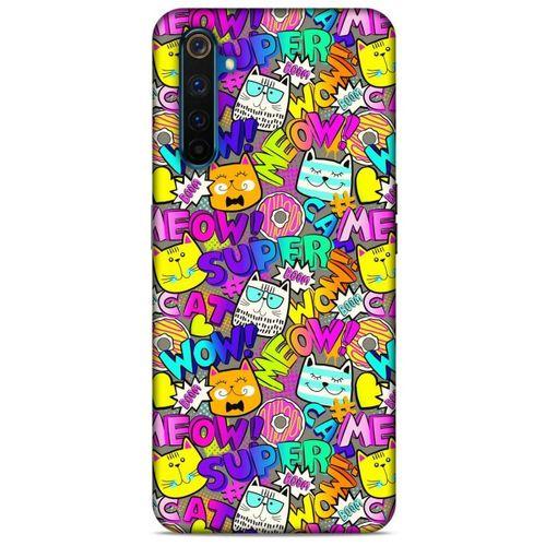 Graffitix (12) Desenli Silikon Kapak Oppo Realme 6 Pro Kılıf
