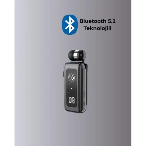 Dijital Ekranlı Ve Hızlı Şarjlı Bluetooth 5.2 Makaralı Kulaklık
