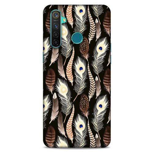 Oppo Realme 5 Pro Kılıf Desenli Özel Seri Tüyler (8) Baskılı Kılıf