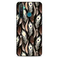 Oppo Realme 5 Pro Kılıf Desenli Özel Seri Tüyler (8) Baskılı Kılıf