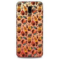 Frutix Meyve Mix 06 Samsung Galaxy J6 Plus Kılıf Desenli Silikon