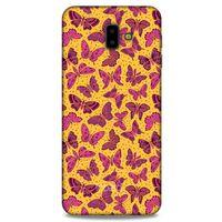 Samsung Galaxy J6 Plus Kılıf Kelebek Etkisi (27) Tasarımlı Kılıf Karışık Renkli