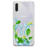 Samsung Galaxy A70s Kılıf Nane Limon Buz Arka Kapak Koruma Desenli Full Koruyucu