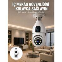 Tak Çalıştır Ampul Kamera – Full Hd 1080p Kablosuz Güvenlik Çözümü Yeni Nesil