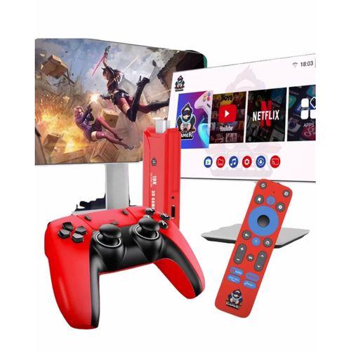 Android Game Stick 10k Hd 64gb Çift Kollu Tv Oyun Konsolu