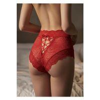 Kırmızı Dantelli Yüksek Bel Külot Venüs-k1011