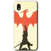 Samsung Galaxy A01 Core Kılıf Baskılı Kapak - Dragon Hunter 1 +Tam Kaplayan Mat Seramik