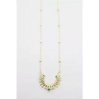 Taşlı Vip Kolye - Altın