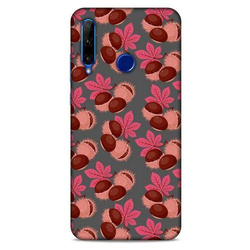 Frutix Kestane 02 Huawei Y6P Kılıf Desenli Silikon