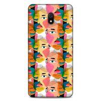 Lopard Xiaomi Redmi 8A Uyumlu Kılıf Sürreal Yüzler ♀ (6) Silikon Kılıf Desenli