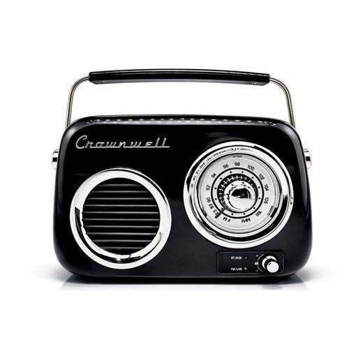 Retro Tasarımlı Bluetooth Fm Radyo Siyah