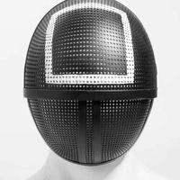 Orjinal Squad Game Maskesi Kalamar Oyun Maskesi Kare İthal Ürün