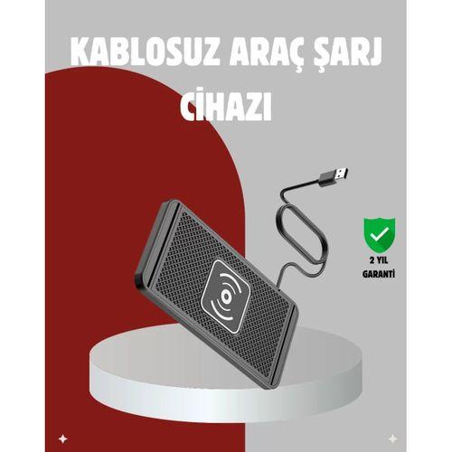 Hızlı Kablosuz Araç Şarj Cihazı – Manyetik Pad, Aşırı Isınma Korumalı