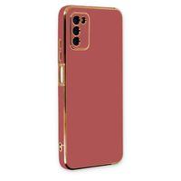 XD Samsung Galaxy A03S Kılıf Volet Silikon - Kırmızı