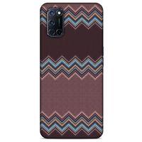 Kazak (41) Desenli Silikon Kapak Oppo A92 Kılıf