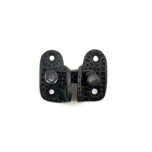 Antika Tarz Dekoratif Pirinç Mini Kapak Mandalı - 40x45 Mm, Oksit