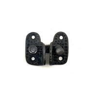 Antika Tarz Dekoratif Pirinç Mini Kapak Mandalı - 40x45 Mm, Oksit