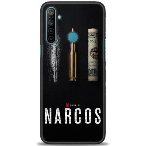 Realme 6i Kılıf HD Baskılı Kılıf - Narcos + Tam Ekran Koruyucu