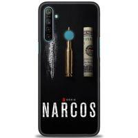 Realme 6i Kılıf HD Baskılı Kılıf - Narcos + Tam Ekran Koruyucu