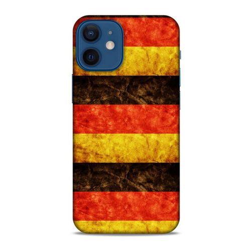 Apple iPhone 12 Mini Kılıf Almanya (8) Baskılı Kılıf Alman Bayrağı