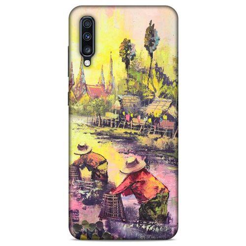 Cityx (14) Samsung Galaxy A70 Kılıf Silikon Kapak Desenli