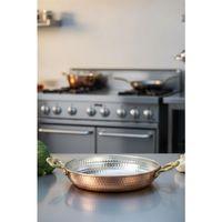 Turna Bakır Acemli Tava 5 No 23 Cm Makine Dövme Kırmızı Turna7561-1