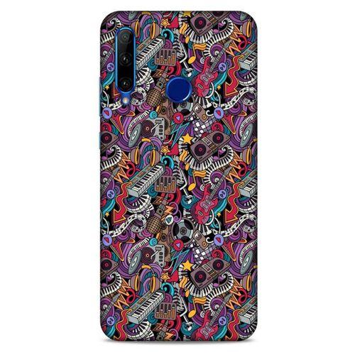 Retro (2) Desen Kabı Renkli Huawei Honor 20 Lite Kılıf