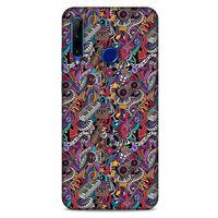 Retro (2) Desen Kabı Renkli Huawei Honor 20 Lite Kılıf